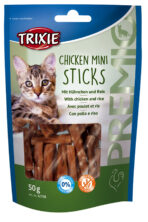 Recompense Pisici Trixie - Mini Betisoare Pui & Orez, 50g