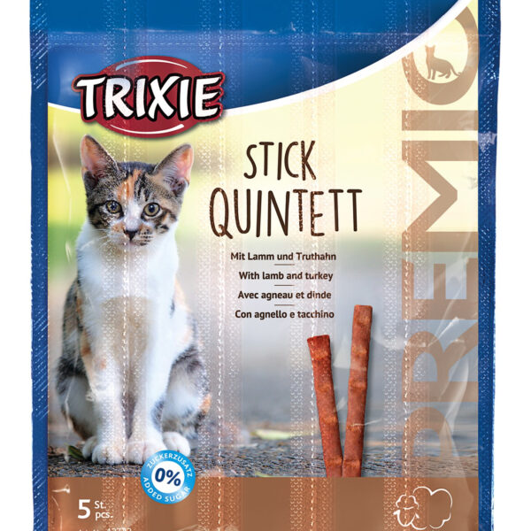 Recompense Trixie pentru Pisici - Miel și Curcan, 5 x 5 g