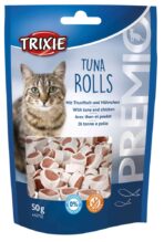 Recompense Trixie pentru Pisici - Rulouri cu Ton și Pui, 50g