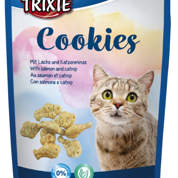Biscuiți cu Somon și Catnip pentru Pisici, 50 g - Trixie