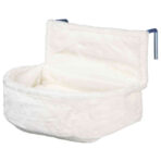Pat pentru pisici Trixie - Sezlong Calorifer Alb, 45x13x33 cm