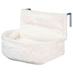 Pat pentru pisici Trixie - Sezlong Calorifer Alb, 45x13x33 cm