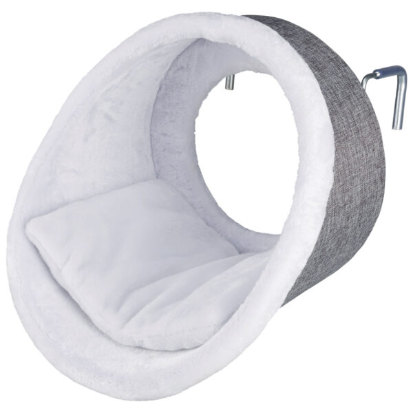 Sezlong Pe Calorifer 38x34 cm Gri cu Alb 43144