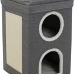 Turn de Joacă Trixie Saul, Gri, 39x39 cm, 64 cm Înălțime, Pliabil