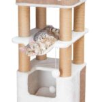 Ansamblu de joacă pentru pisici Trixie Lucano XXL, Alb/Taupe, 110 cm