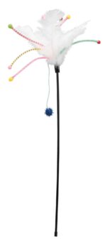 Undiță cu Pene pentru Pisici - Jucărie din Plastic, 41 cm, Trixie