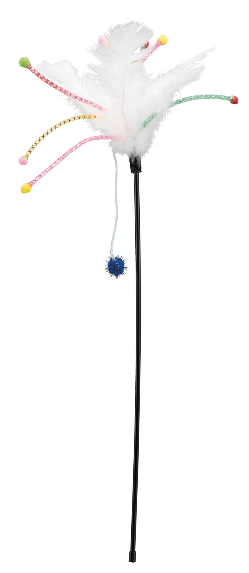 Undiță cu Pene pentru Pisici - Jucărie din Plastic, 41 cm, Trixie Undiță cu Pene pentru Pisici - Jucărie din Plastic, 41 cm, Trixie