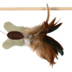 Undiță cu Fluture și Pene pentru Pisici - Trixie, 45 cm