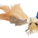 Jucărie Trixie pentru Pisici - Pasăre cu Pene și Catnip, 8 cm