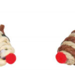 Jucărie pentru pisici Trixie - Soarece din sisal cu sunet, 5 cm