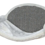 Hamac pentru Pisici Trixie - Montare Pe Perete, Alb/Gri, 54x28x33 cm