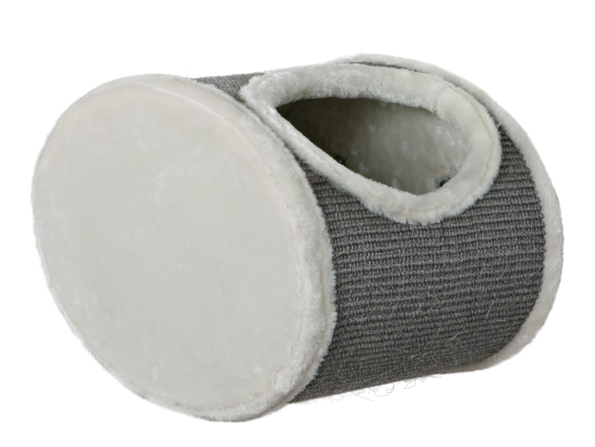 Casă de Perete Trixie cu Sisal și Plus Gri/Alb pentru Pisici 48x29x28