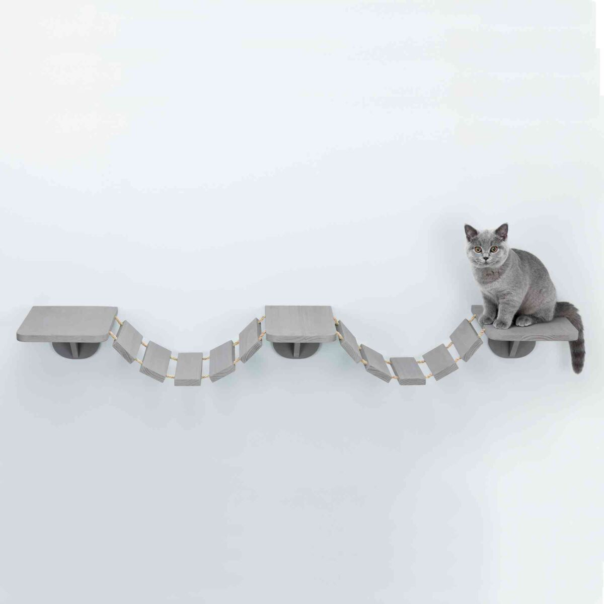 Scara Trixie pentru Pisici, Montare Pe Perete, 150x30 cm, Taupe Scara Trixie pentru Pisici, Montare Pe Perete, 150x30 cm, Taupe