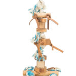 Jucărie din Lemn pentru Păsări cu Sfoară, 35 cm - Trixie