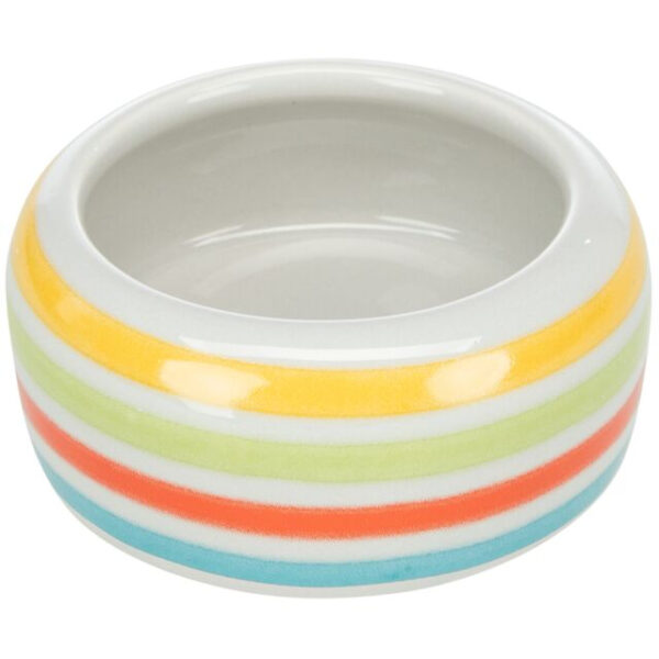 Castron Ceramic Trixie pentru Hamsteri, 50 ml, Multicolor, Ø 8 cm