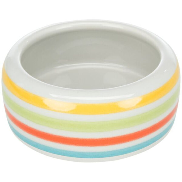 Castron Ceramic Trixie pentru Porcusori de Guineea, 200 ml, Multicolor