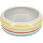 Castron Ceramic Trixie pentru Iepuri, 500 ml, Multicolor, Ø 16 cm