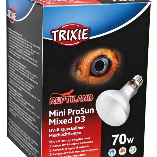Lampa UV-B Trixie ProSun D3 pentru terariu, 70W, 80x108 mm