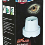 Adaptor Ceramic Trixie pentru Bec Drept, 160W, cu Comutator