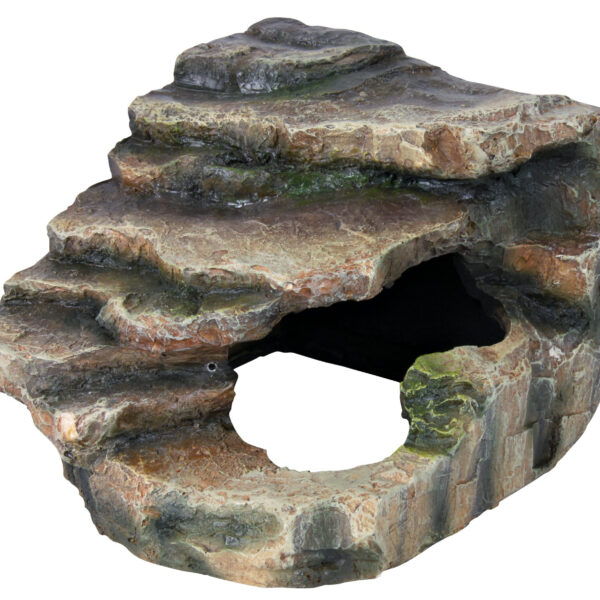 Decor Terariu Trixie - Colt de Stanca cu Pestera, 14x11x14 cm