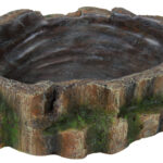 Bol Trixie pentru Reptile, 18x4.5x17 cm, Design Pădure Tropicală