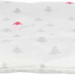 Perna Trixie Nivia Crem cu Motiv de Iarnă, 70x47 cm, Detasabilă