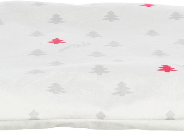 Perna Trixie Nivia Crem cu Motiv de Iarnă, 70x47 cm, Detasabilă