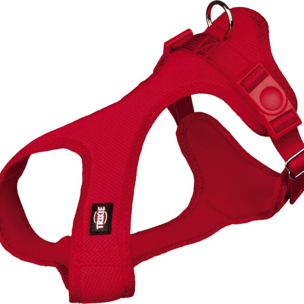 Ham Trixie Comfort Soft Touring Roșu, XXS-XS, 25-35 cm, Ajustabil