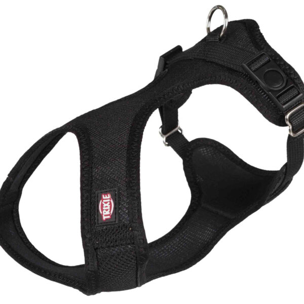 Ham Trixie Comfort Soft Touring Negru, S-M (35-60 cm) - Confort Optim