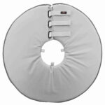 Guler protector Trixie din poliester, L-XL, 53-56 cm, gri