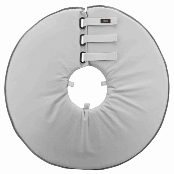 Guler protector Trixie din poliester, L-XL, 53-56 cm, gri