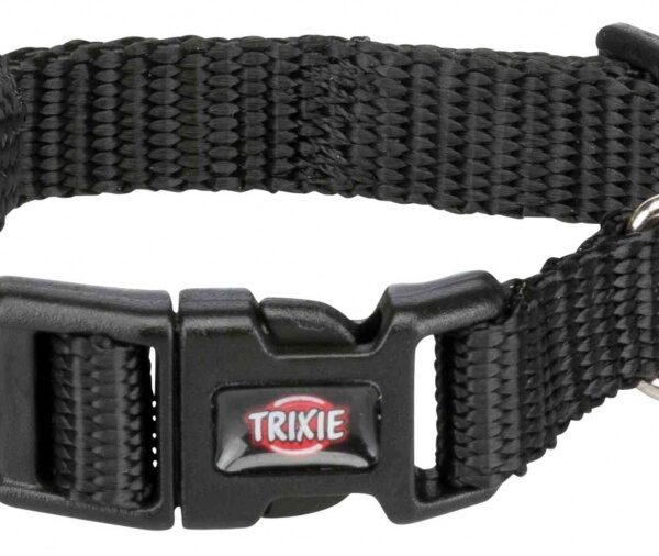 Zgarda ajustabilă Trixie pentru câini, XXS-XS, 15-25 cm, Negru