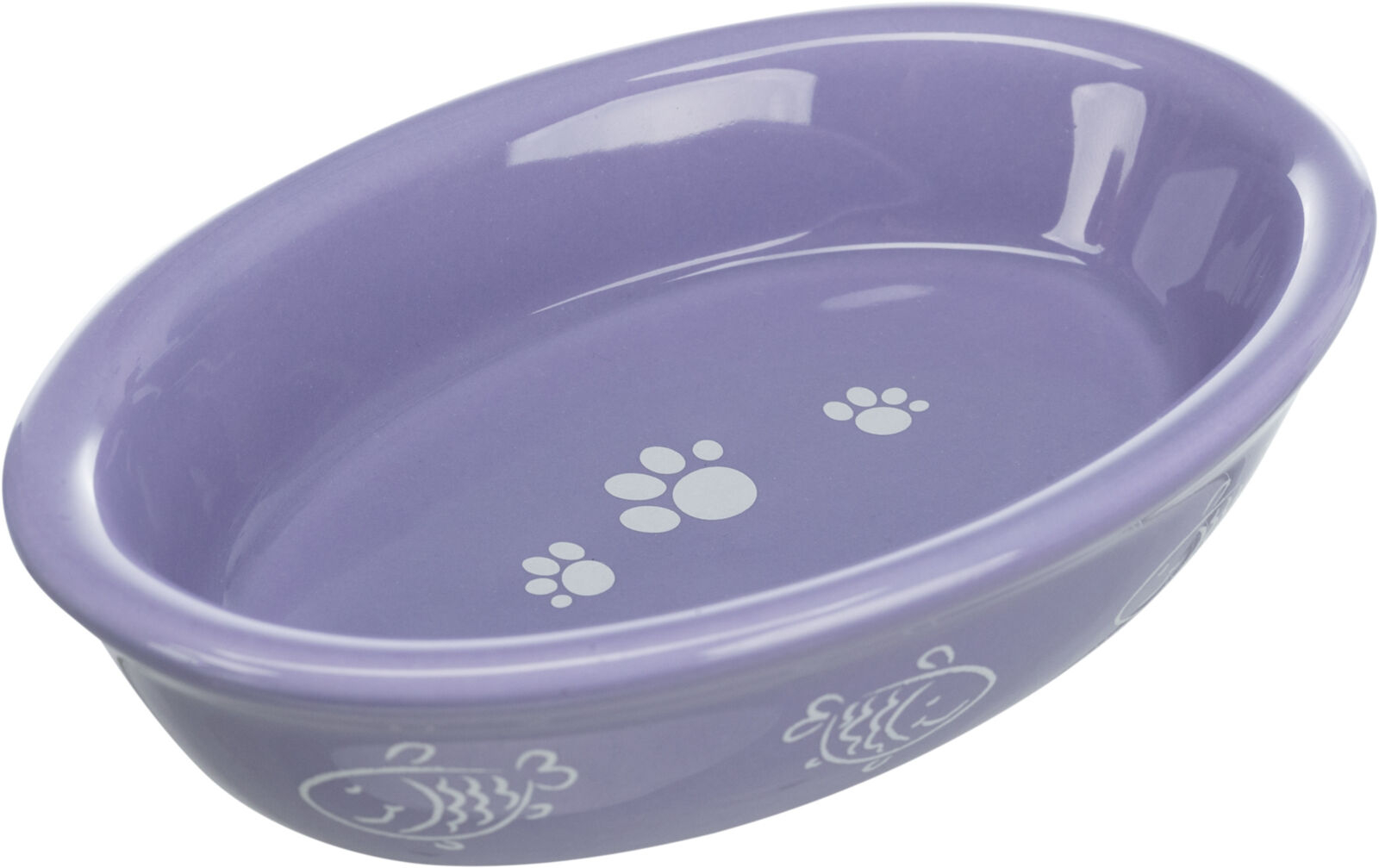 Castron Ceramic Oval pentru Pisici - 0.2L, 15x10 cm, Trixie Castron Ceramic Oval pentru Pisici - 0.2L, 15x10 cm, Trixie