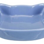 Castron Ceramic Pisici, Forma Cap Pisica, 0.25L, Ușor de Curățat