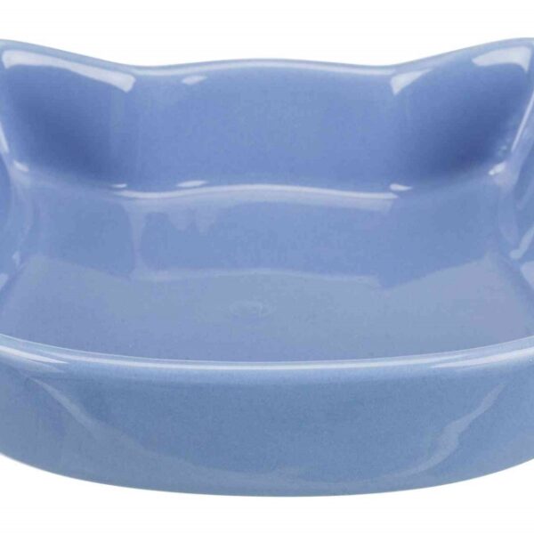 Castron Ceramic Pisici, Forma Cap Pisica, 0.25L, Ușor de Curățat