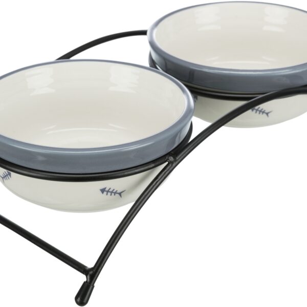 Set 2 Castroane Ceramice cu Suport Metalic Antialunecare Trixie