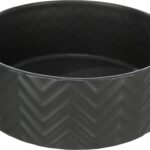 Castron Ceramic Negru Trixie pentru Câini, 1.6 l, 20 cm