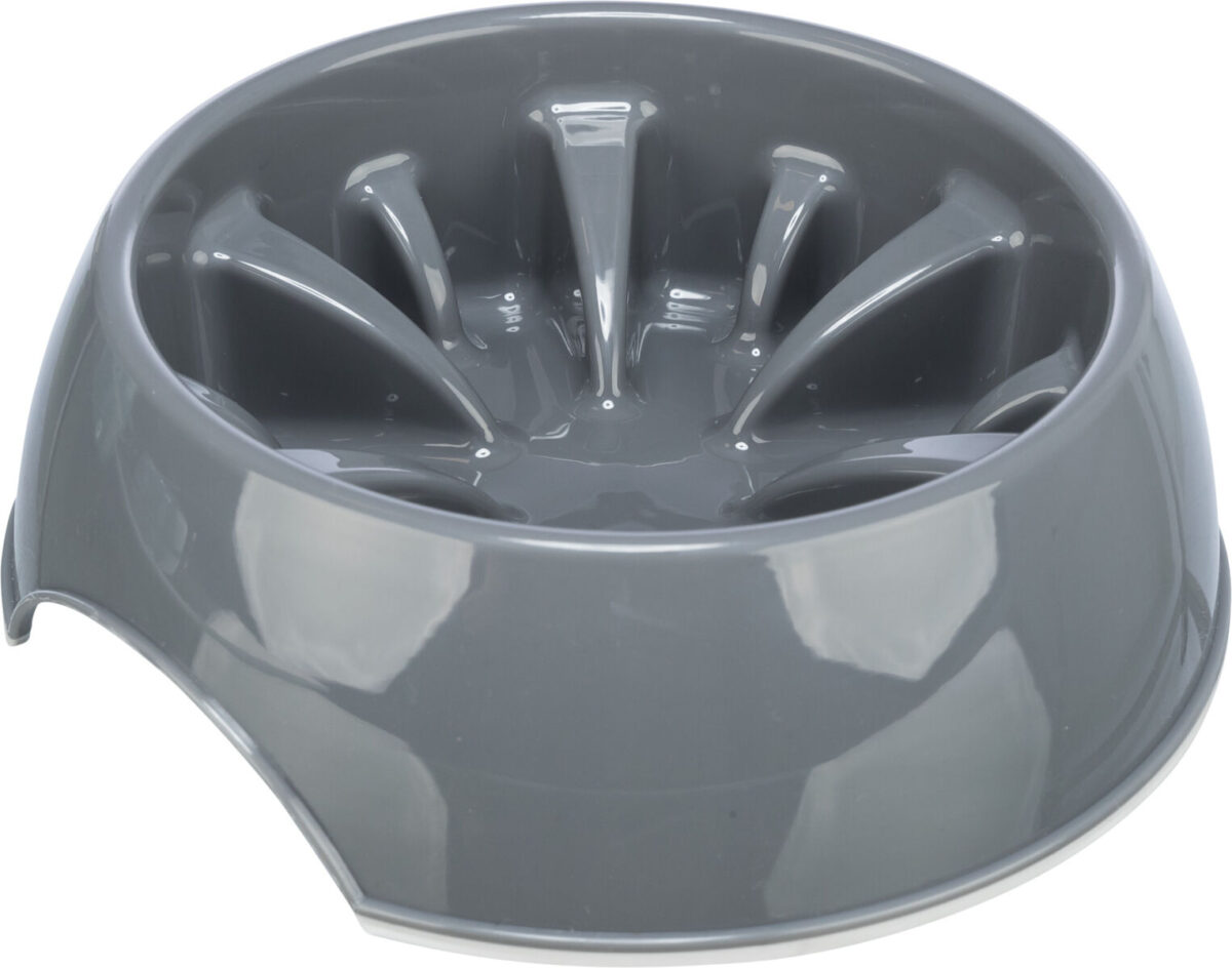 Castron Plastic Anti-Alunecare pentru Hranire Lenta, 0.8L Trixie