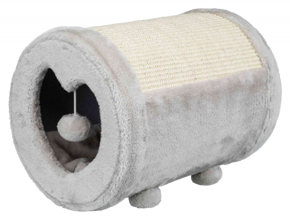 Rola de zgariat Trixie pentru pisici, 27 x 39 cm, gri cu perna moale Rola de zgariat Trixie pentru pisici, 27 x 39 cm, gri cu perna moale