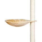 Hamac Bej Trixie pentru Pisici, 45 cm, Max 5.5 kg, cu Cadru Metalic