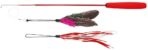 Undiță telescopică Trixie pentru pisici, jucărie interactivă 40-98 cm