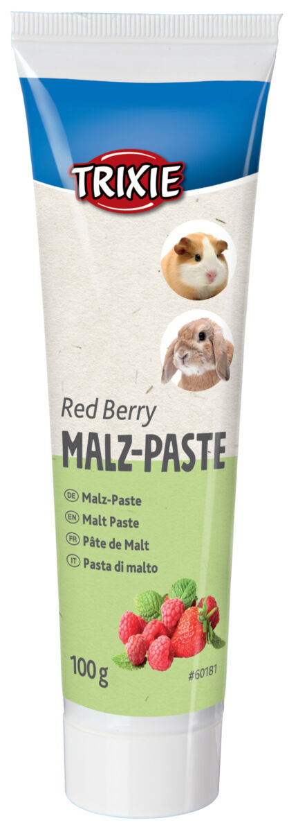 Pasta Trixie din Malt cu Fructe Roșii pentru Rozătoare 100 g Pasta Trixie din Malt cu Fructe Roșii pentru Rozătoare 100 g