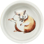 Castron Ceramica Multicolor pentru Hamster - 80 ml, Trixie - imagine 2