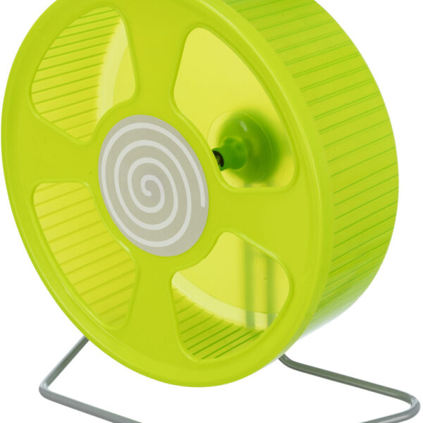 Roată de alergare Trixie pentru rozătoare, 28 cm, cu suport, plastic