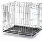Cusca Metalica Trixie pentru Câini M, 78x62x55 cm, Pliabilă și Sigură