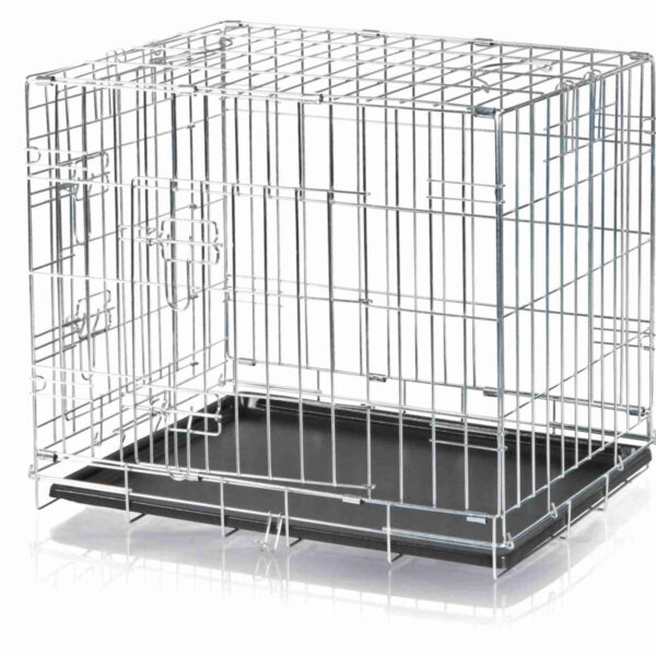 Cusca Metalica Trixie pentru Câini M, 78x62x55 cm, Pliabilă și Sigură