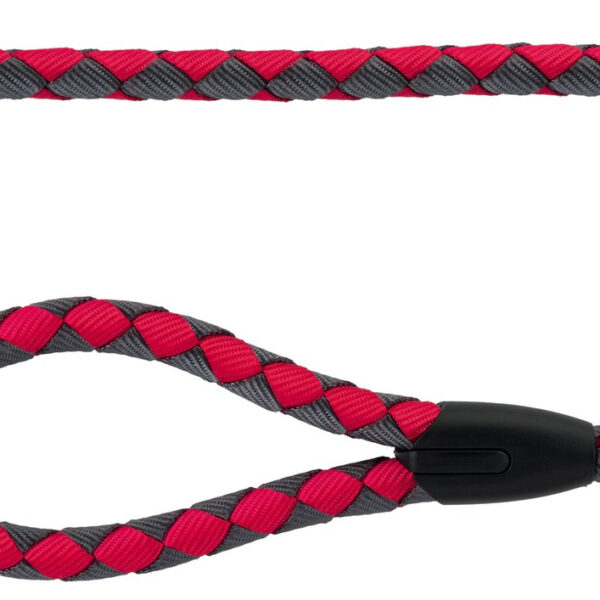 Lesă Trixie Cavo Coardă 1m/12mm Fucsia/Grafit