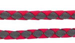 Lesa Reglabilă Trixie Cavo pentru Câini, 2m, Fucsia/Gri