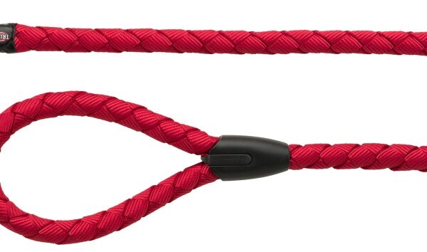 Lesa Trixie Cavo Roșie, 1m, 18mm, pentru plimbări confortabile