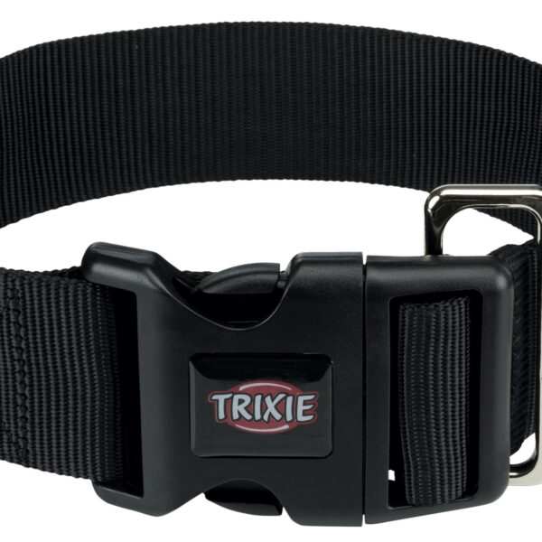 Zgarda Reglabilă Trixie Neagră L-XXL (55-80 cm, 50 mm)